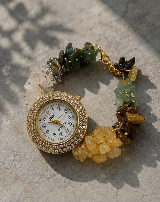 Abhimantrit Dhanyog Crystal Watch