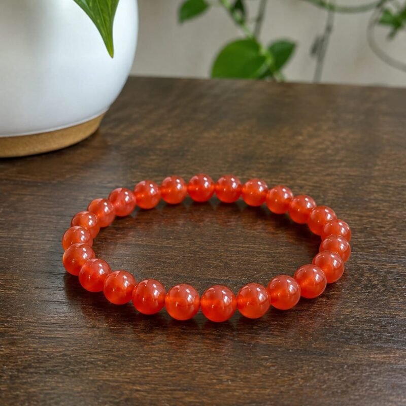 Abhimantrit Red Carnelian Bracelet