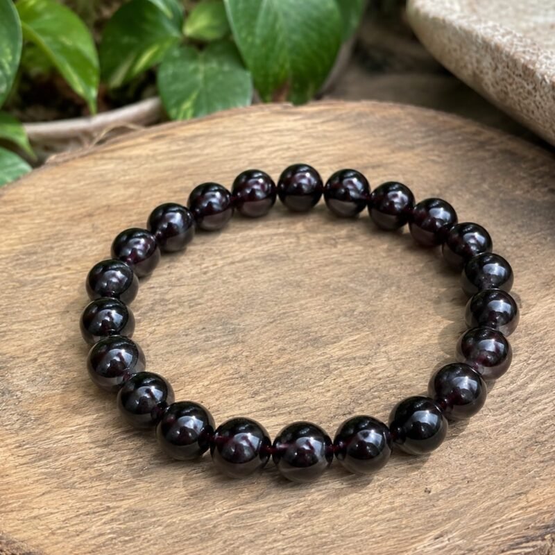 Abhimantrit Red Garnet Bracelet